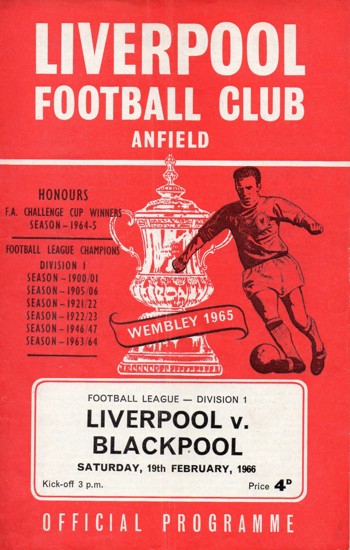 Match programme